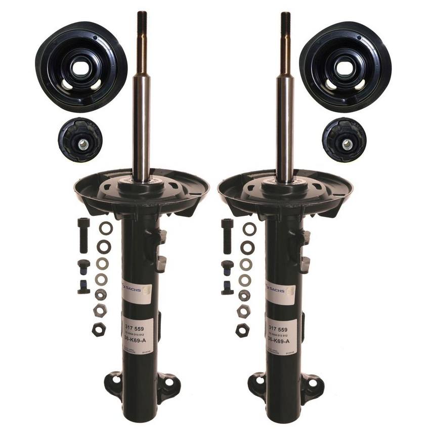 Mercedes Suspension Strut Assembly Kit - Front - Sachs 4015198KIT